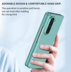 Z16 PVC case за Samsung Z Fold 7 от 2 части - Бебешко Розово