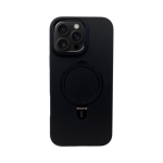 Premium Carbon MagSafe Case TP-100 за Samsung Z Flip 7 - Space Black