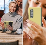Z15 Silicone case за Samsung Z Fold 7 от 2 части - Жълт