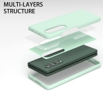 Z15 Silicone case за Samsung Z Fold 7 от 2 части - Светло Син