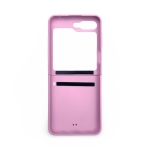 D80 Калъф с камъни за Samsung Z Flip 5 от 2 части - Розов