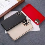 Кожен кейс със силикон отстрани+кам. TP-35 Samsung S22 Ultra - Розов