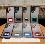 Луксозен лъскав кейс с брукат TP-24 за Samsung S23 Plus - Deep Лилав