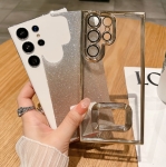 Луксозен лъскав кейс с брукат TP-24 за Samsung S23 Plus - Deep Лилав