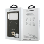 5640 KARL HC MAGSAFE PU KARL PIN BLACK IP17 PRO MAX