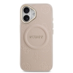 9834 GUESS HC MAGSAFE PU W/ PEONY HOT STAMP PINK IP17