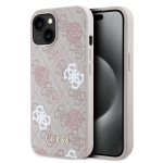 3327 GUESS HC MAGSAFE PU PEONY ON 4G BACKGROUND PINK IP15