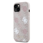 3327 GUESS HC MAGSAFE PU PEONY ON 4G BACKGROUND PINK IP15