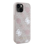 3327 GUESS HC MAGSAFE PU PEONY ON 4G BACKGROUND PINK IP15