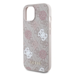 3327 GUESS HC MAGSAFE PU PEONY ON 4G BACKGROUND PINK IP15