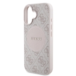 6774 GUESS HC MAGSAFE PU 4G CIRCLE W/ CLASSIC LOGO PINK IP16
