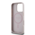 6798 GUESS HC MAGSAFE PU 4G CIRCLE W/ CLASSIC LOGO PINK IP16 PRO