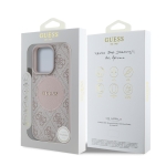 6798 GUESS HC MAGSAFE PU 4G CIRCLE W/ CLASSIC LOGO PINK IP16 PRO