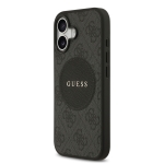 9960 GUESS HC MAGSAFE PU 4G CIRCLE W/ CLASSIC LOGO BLACK IP17