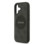 9960 GUESS HC MAGSAFE PU 4G CIRCLE W/ CLASSIC LOGO BLACK IP17