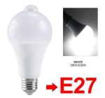 GY-020 7W PIR LED Интелигентна крушка със сензор за движение ВКЛ./ИЗКЛ. 220V 110V