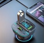 Earldom M101 FM 2.4A. модулатор трансмитер (2 USB изхода + 1USB-C, Bluetooth)