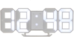 OR 119 CA19 Дигитален светещ LED часовник /Аларма - Бял