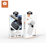 WUW Y131 2A POWER BANK С ВГРАДЕНИ КАБЕЛИ - 20,000 mAh - Бял