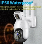 CP11-50-2H ( APP:iCam365 ) Въртяща водоустойчива WiFi камера с 2 обектива