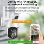 CP11-50-2H ( APP:iCam365 ) Въртяща водоустойчива WiFi камера с 2 обектива