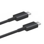 Оригинален Samsung КАБЕЛ (25w) USB-C to USB-C (1m) - Черен (плик) EP-DA705BBEGWW-BULK