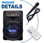 Портативна Караоке тонколона 8\' инча ТТD-8245 с жичен микрофон