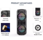 Караоке тонколона 12\' инча ZQS12201 с безжичен микрофон 50W