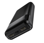 HOCO PowerBank “J72A Easy travel” 20,000mAh Micro-USB/Type-C вход и двоен USB2A изход+LED индикатор(Черен)