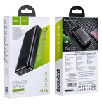 HOCO PowerBank “J72A Easy travel” 20,000mAh Micro-USB/Type-C вход и двоен USB2A изход+LED индикатор(Черен)