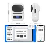 Преносим Bluetooth термичен принтер Lite PT-260 - Бял (Моби приложение)