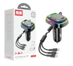 EARLDOM M105 FM 3.1A. модулатор трансмитер (1 USB изход + 1USB-C, Bluetooth)