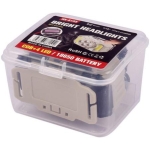 Челен фенер HX-815S с 6 източника висока мощност бяло и червено