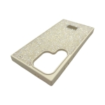 Кейс за телефон с камъни D130 за iPhone 17 (Жълт)