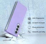 Z15 Silicone case за Samsung Z Fold 7 от 2 части - Лилав