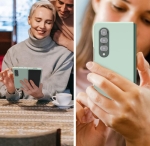 Z15 Silicone case за Samsung Z Fold 7 от 2 части - Светло Син