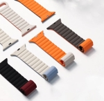 Магнитна каишка BN-10 Apple Watch  iWatch 38/40/41/42mm - Черен/Сив отвътре