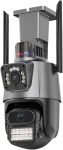V21 1080P 360 IP WIFI+LAN 2.4GHz Camera 3.0MP V380 3.6mm Двойна Външна охранителна камера