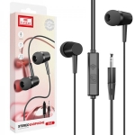 EARLDOM E45 слушалки с 3.5mm жак - Черен