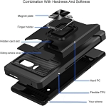 Удароустойчив калъф TP-30 за iPhone 16Е 4в1 с джобче