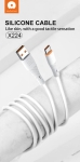 WUW X224 Кабел за Зареждане 2.4A 1M - USB към Type-C