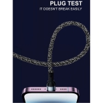 WUW X213 Плетен Кабел за Зареждане 2.4A 1M - USB към TYPE-C