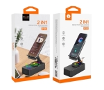 WUW R190 2в1 Преносима Tонколона+Стойка  , BT , USB, SD, FM, AUX LED RGB