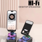 WUW R190 2в1 Преносима Tонколона+Стойка  , BT , USB, SD, FM, AUX LED RGB