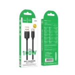 HOCO кабел X115 USB към Type-C 100W (1M) - Черен