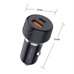 WUW C258 12V Адаптер кола 48W двоен изход USB и USB-C