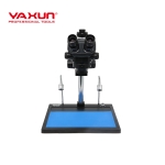 YAXUN YX-AK45+ Монитор/ 4K камера Професионален тринокулярен микроскоп с LED осветление