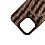 Premium Carbon MagSafe Case TP-100 за iPhone 15 Pro Max - Titanium Златист