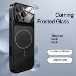 Magsafe кейс твърд гръб и TPU рамка TP-90 за iPhone 17 Pro Max - Черен