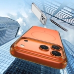 Anti-Slip TPU MagSafe Кейс TP-69 за iPhone 13 / 14 - Оранжев